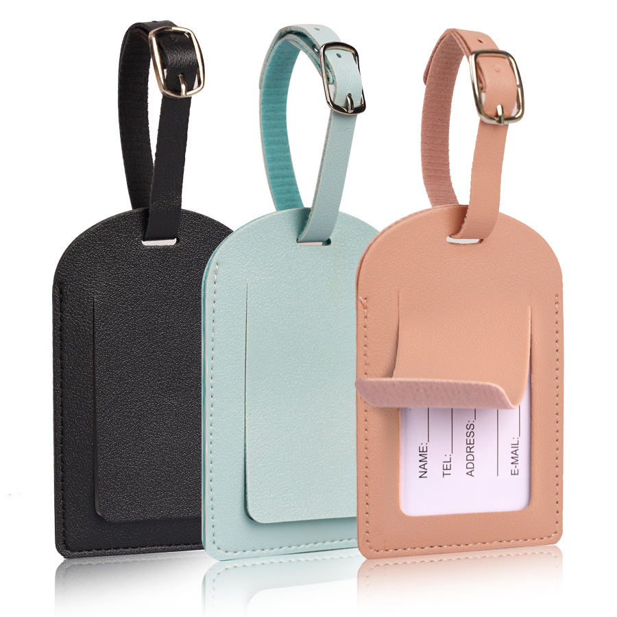 Travel Accessories List - Etiquetas de Bagagem em Couro PU