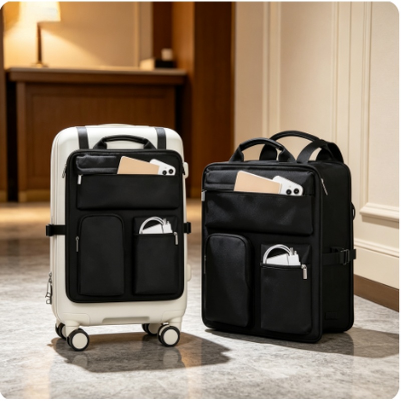 Travel Accessories List - Bolsa Organizadora de Bagagem com Múltiplos