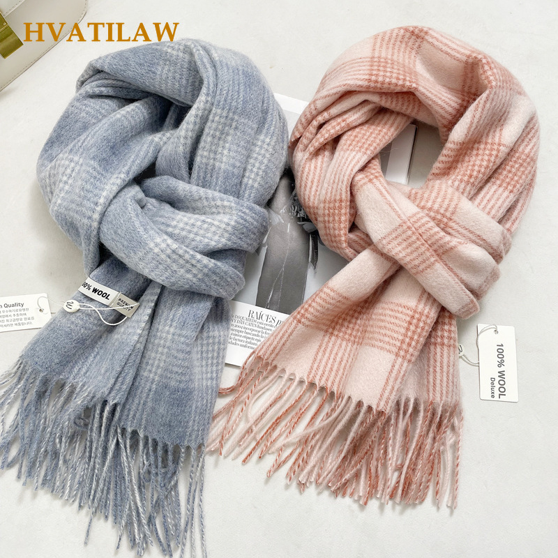 Travel Accessories High End - Cachecol de Lã 100% Pura para