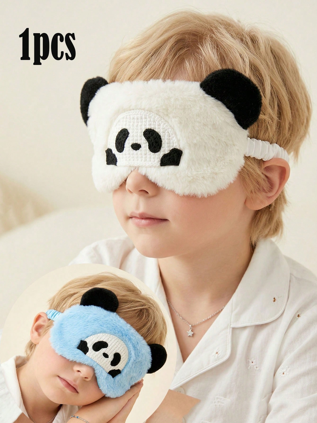 Travel Accessories Men - Máscara de Olhos de Pelúcia Panda