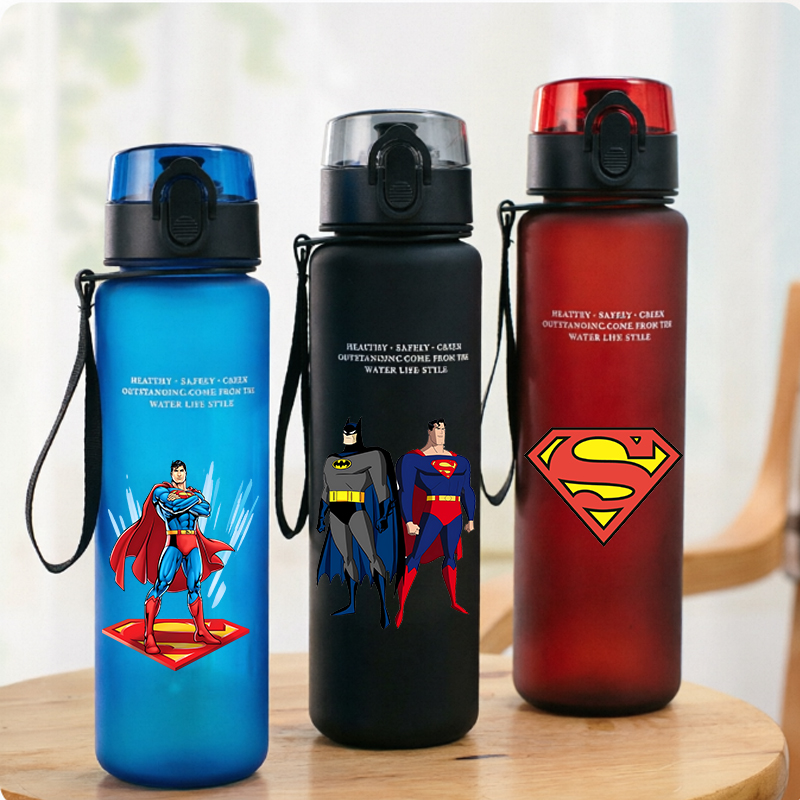 Portable Travel Kettle - Garrafa de Água Esportiva Superman 650ml