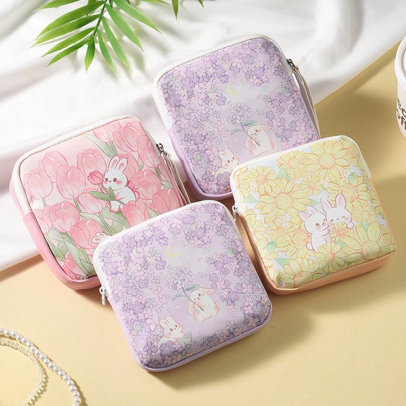Travel Accessories Pouch For Women - Bolsa artística para absorventes higiênicos, bolsa