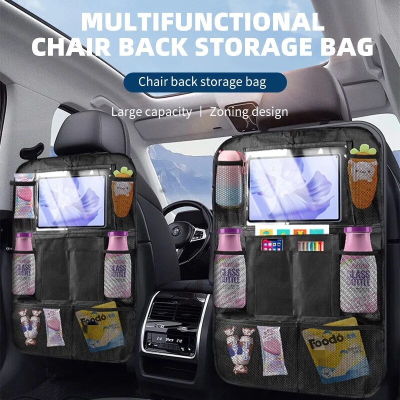 Car Seat Travel Bag - Organizador de Banco de Carro Anti-Pontapé,