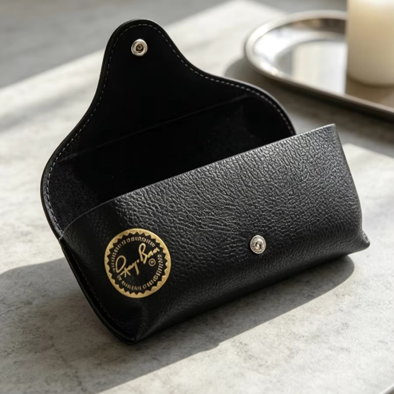 Travel Accessories Pouch For Women - Estojo de Couro Ray-Ban para Óculos