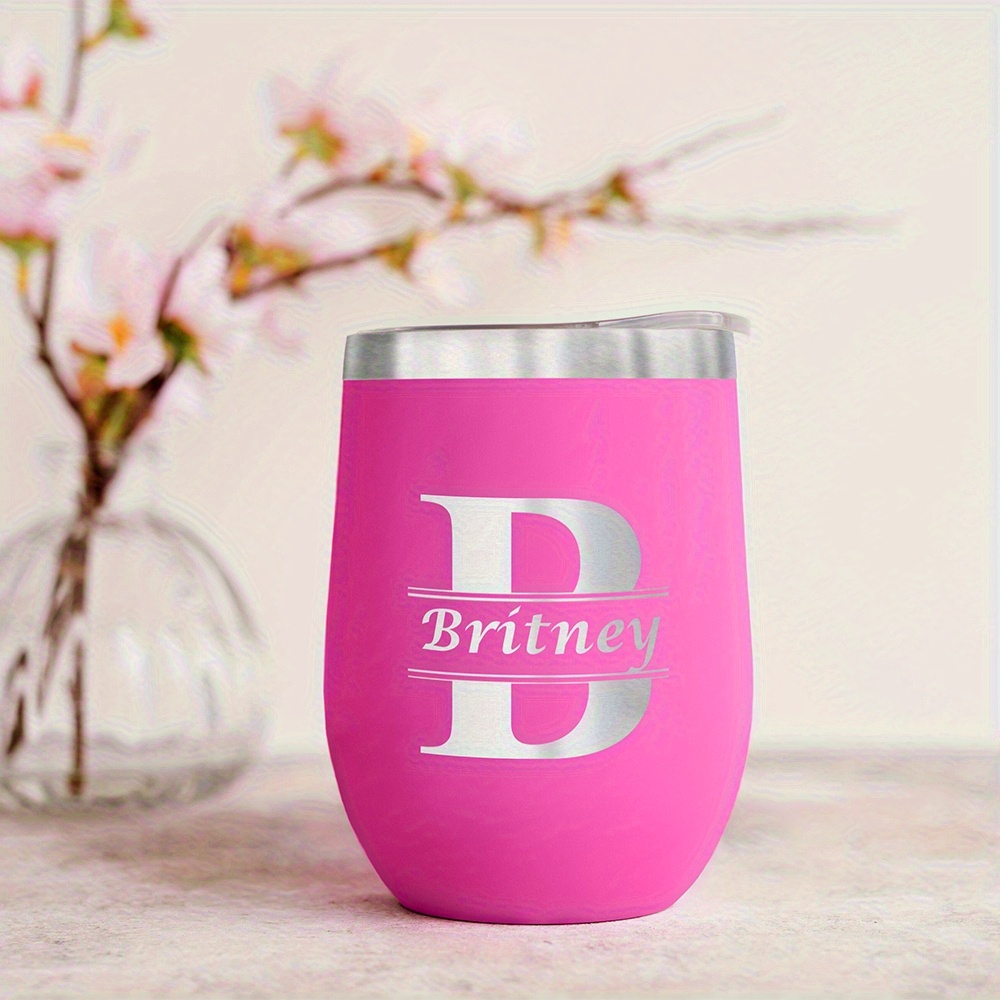 Portable Travel Kettle - Copo de Vinho Personalizado com Monograma,