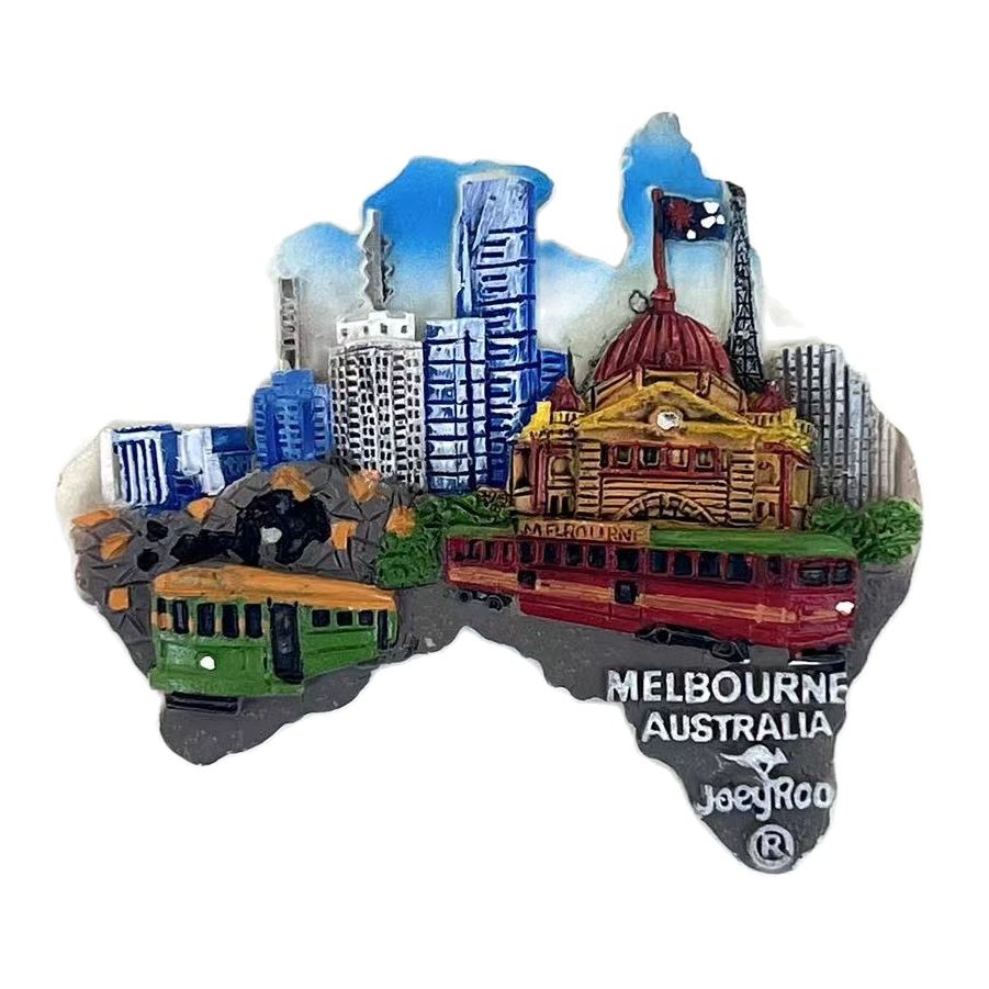 Travel Accessories Melbourne - Magnetic Frigorífico Adesivos, Austrália Lembrança, Viagem