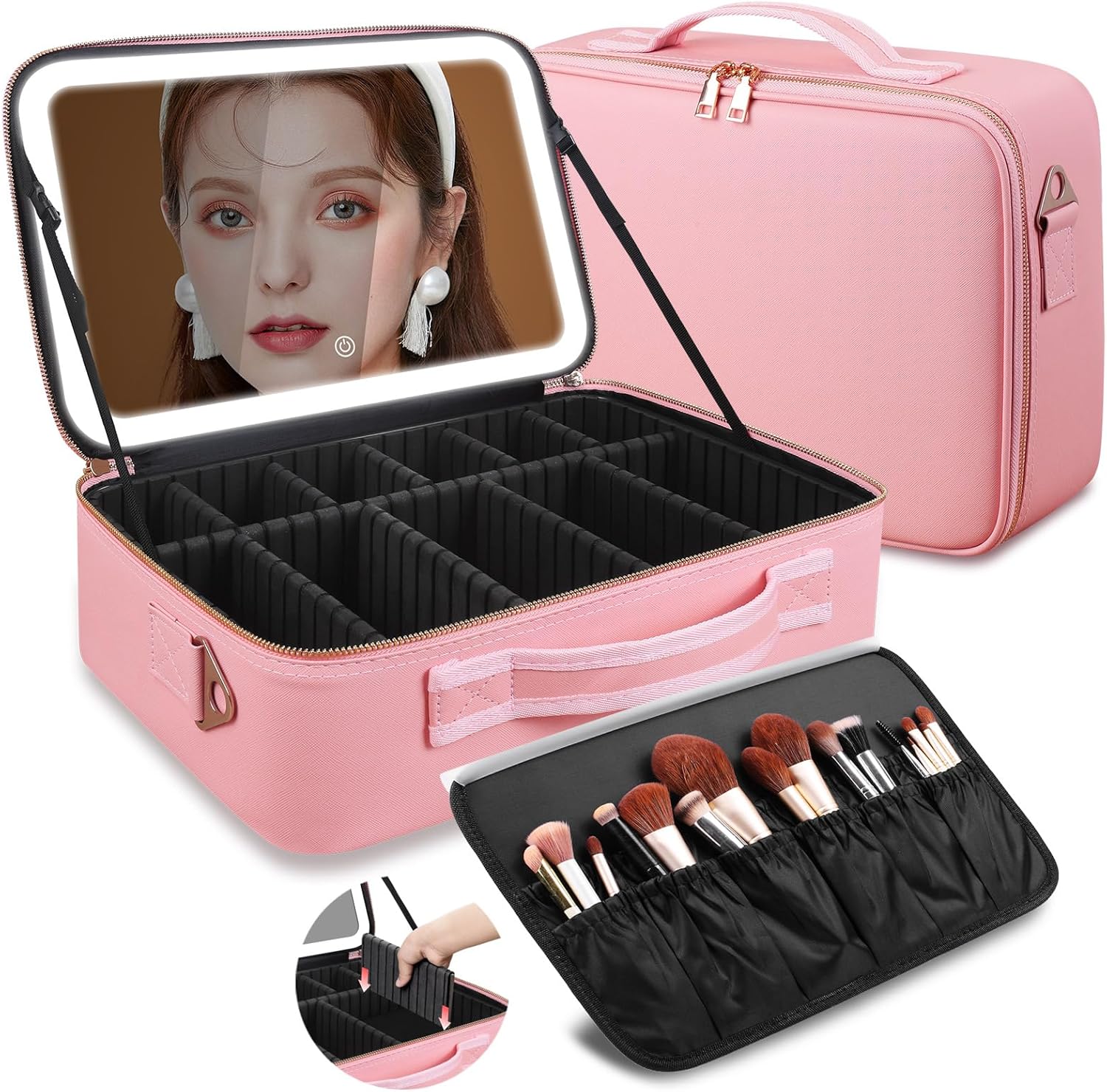 Travel Accessories Toiletries - Bolsa de Maquiagem de Grande Capacidade