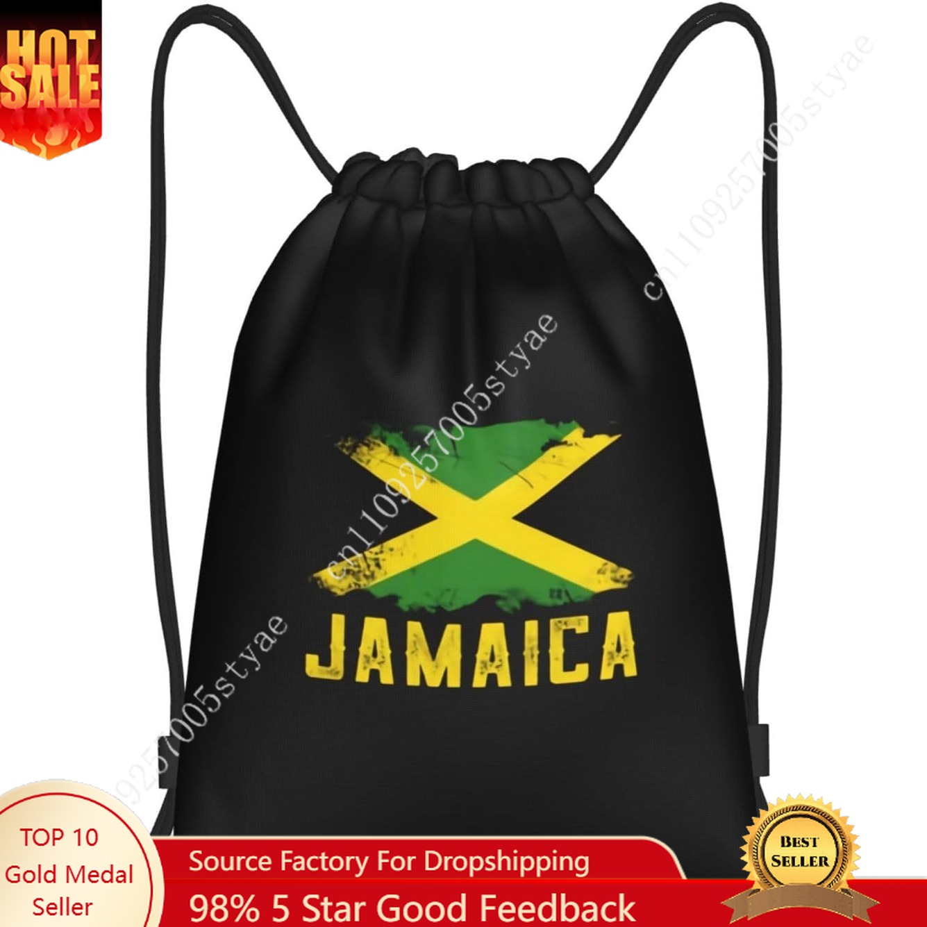 Jamaica bandeira saco de cordã - Travel Accessories For Jamaica avaliação e preço