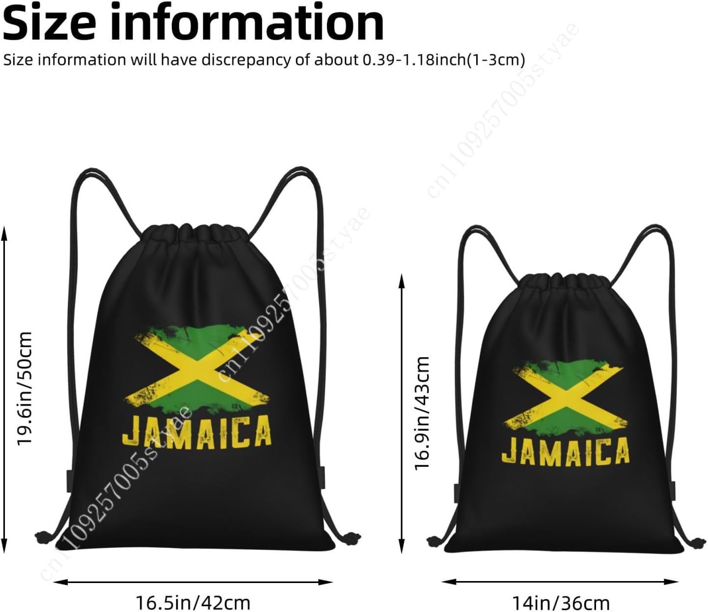 Jamaica bandeira saco de cordã - Travel Accessories For Jamaica avaliação e preço