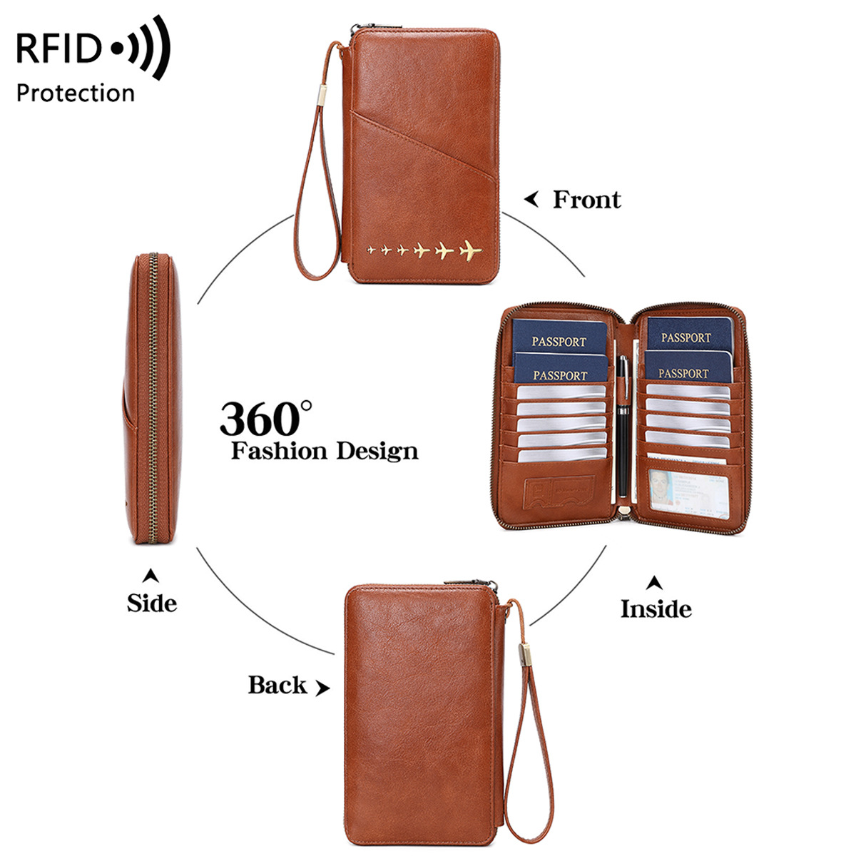 Carteira de Passaporte com Des - Passport Holder Rfid avaliação e preço