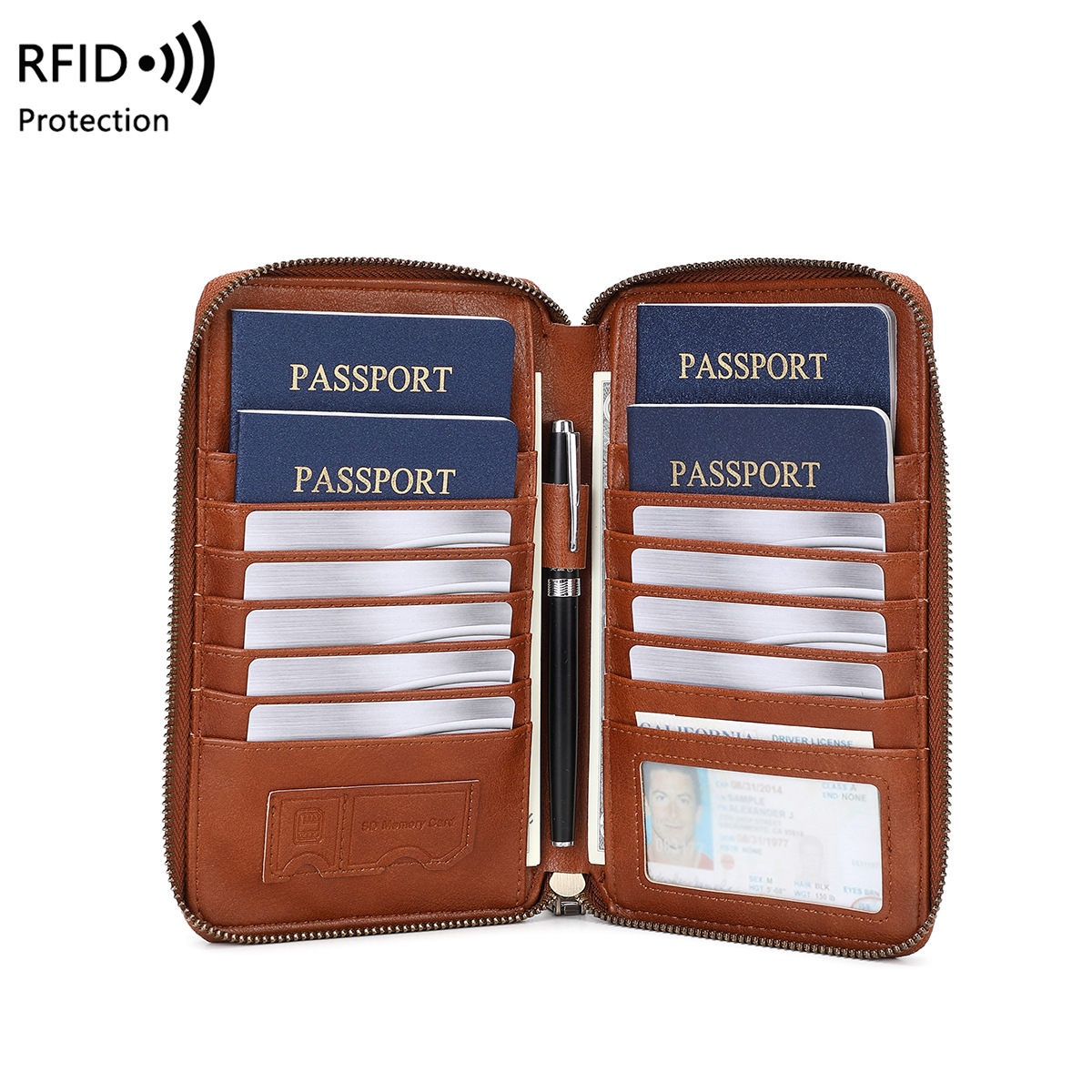 Carteira de Passaporte com Des - Passport Holder Rfid avaliação e preço