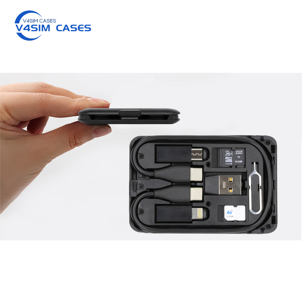 Multi-função Saco De Armazenam - Sim Card Holder Case avaliação e preço