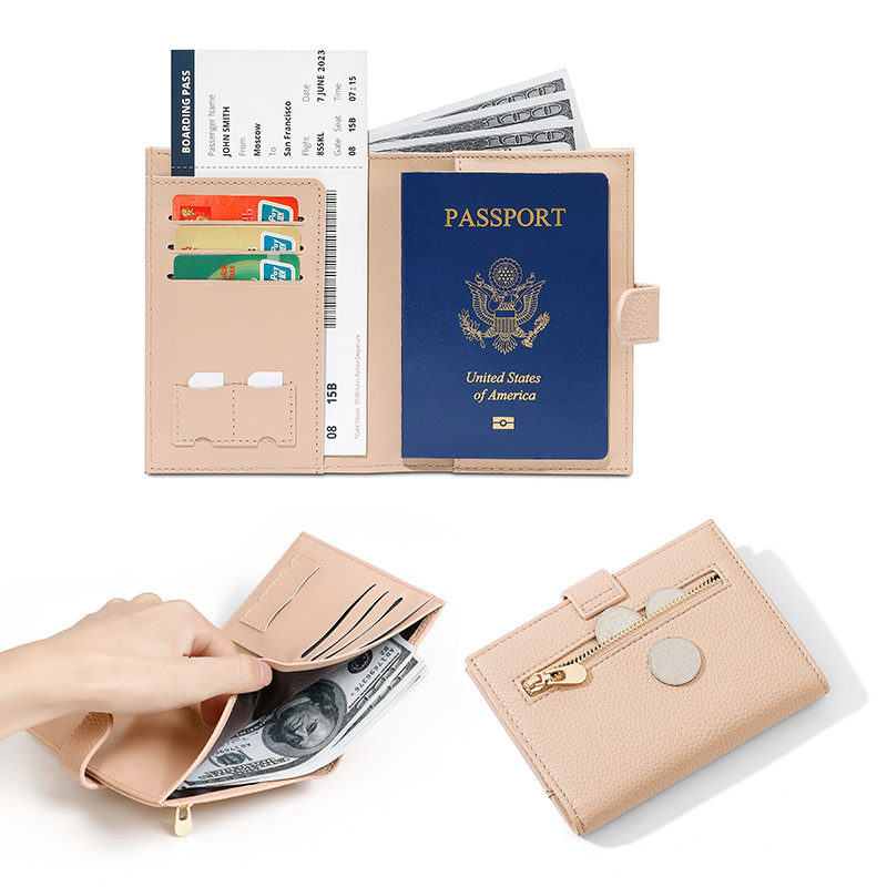 Porta-passaporte de couro femi - Passport Holder Rfid avaliação e preço