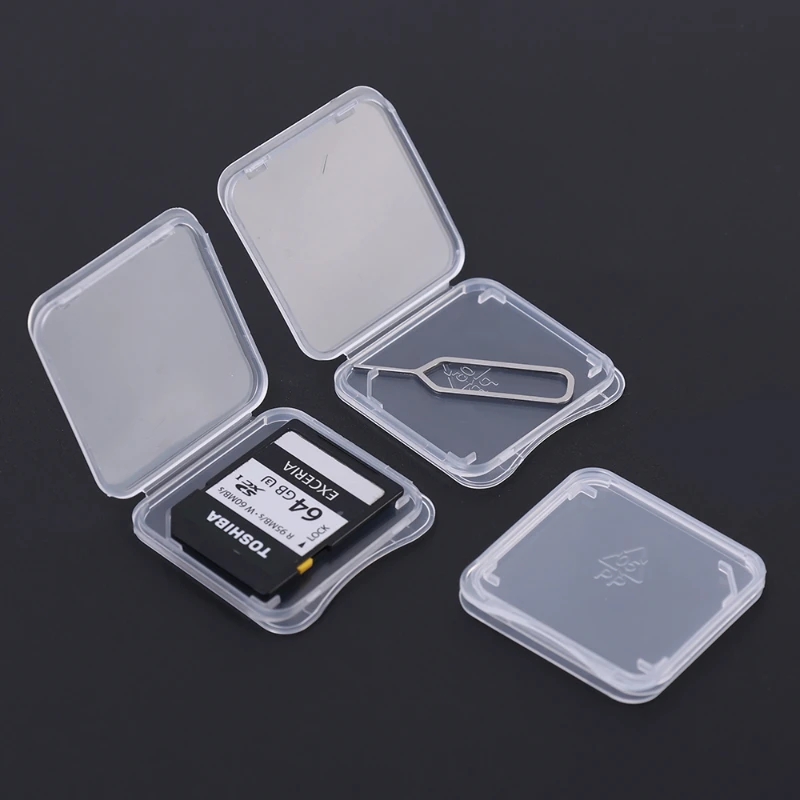 20/10/5/1 pçs transparente tf/ - Sim Card Holder Case avaliação e preço
