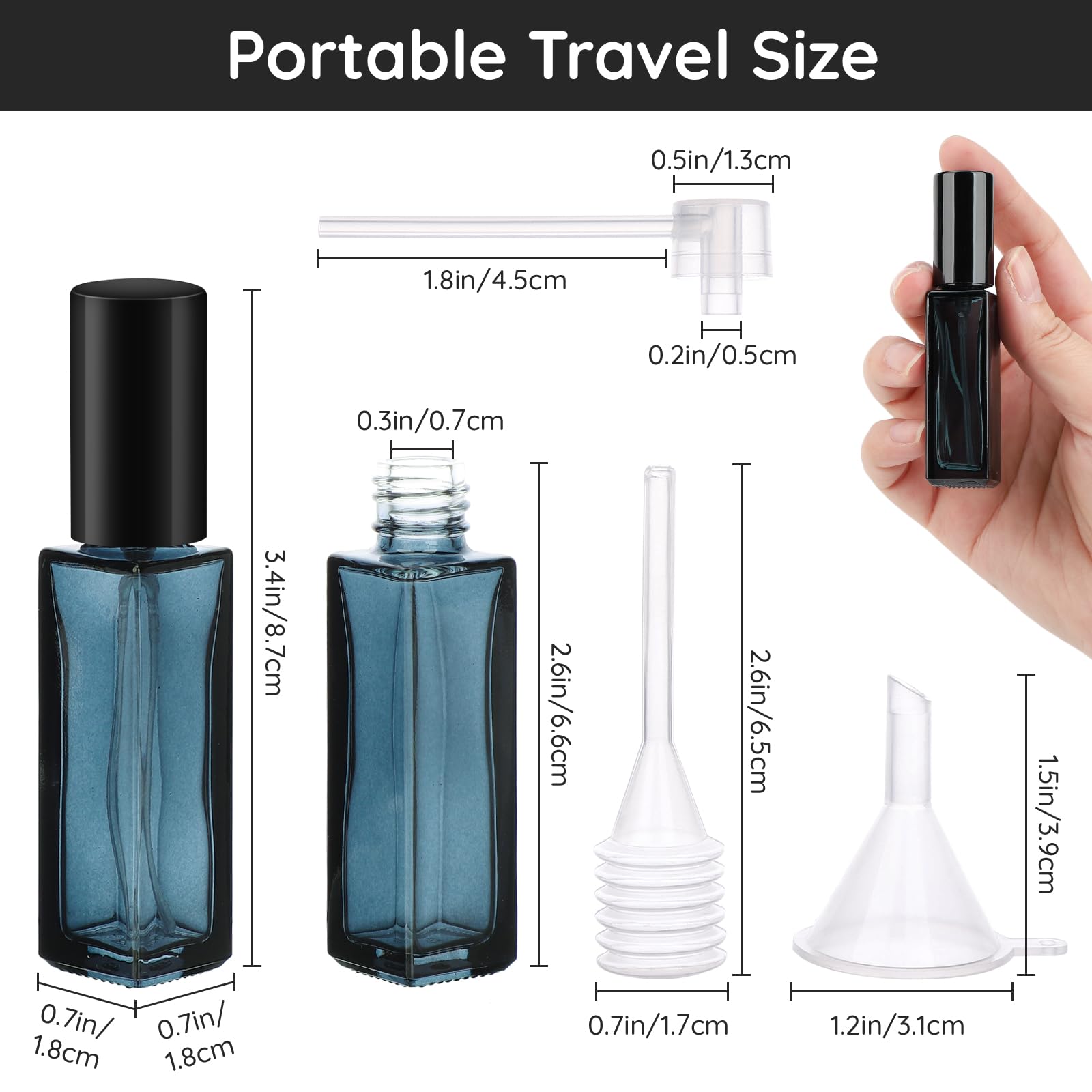 10 pçs garrafa de perfume spra - Travel Accessories High End avaliação e preço