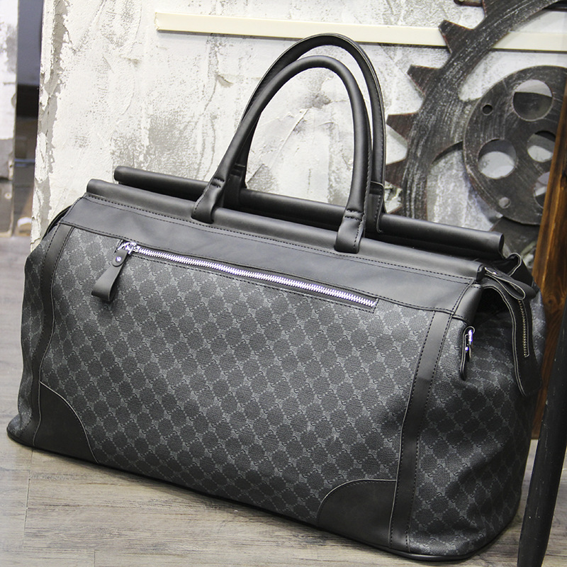 Moda xadrez saco de viagem mas - Travel Accessories Logo avaliação e preço