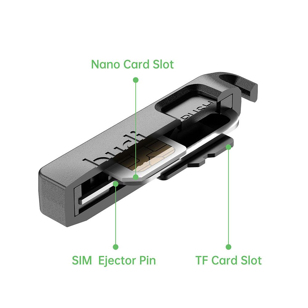 Budi anti-perdido cartão sim e - Sim Card Holder Case avaliação e preço