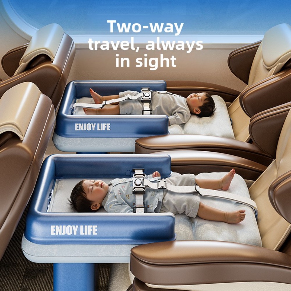 Cama de avião inflável para cr - Car Seat Travel Bag avaliação e preço