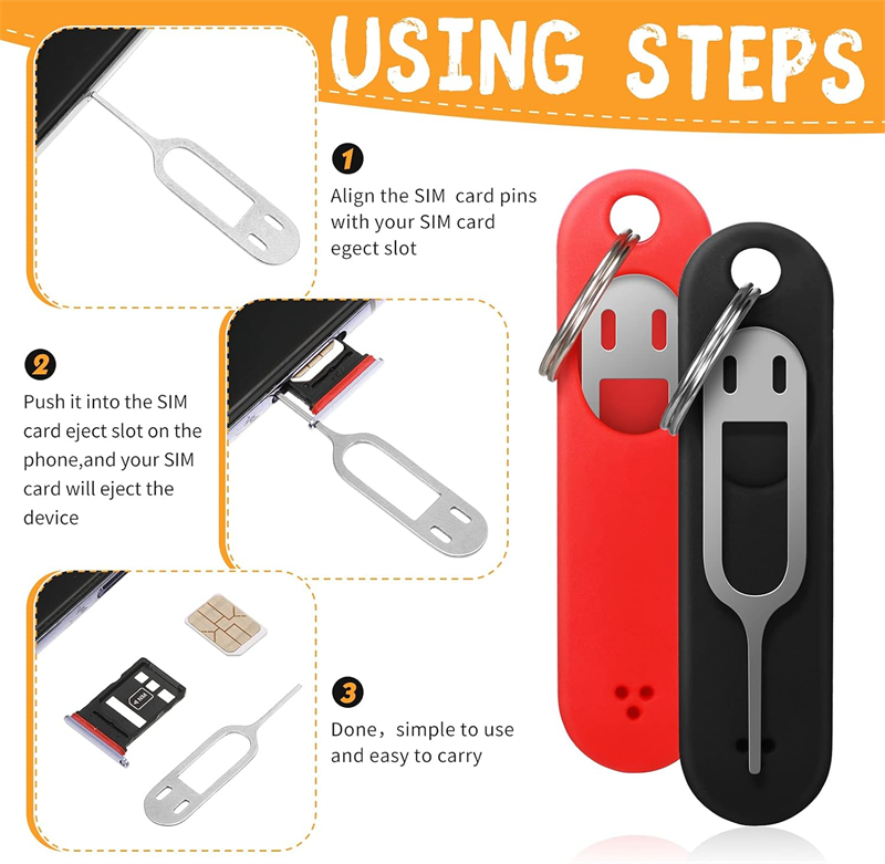 3 pçs anti-perdido cartão sim  - Sim Card Holder Case avaliação e preço