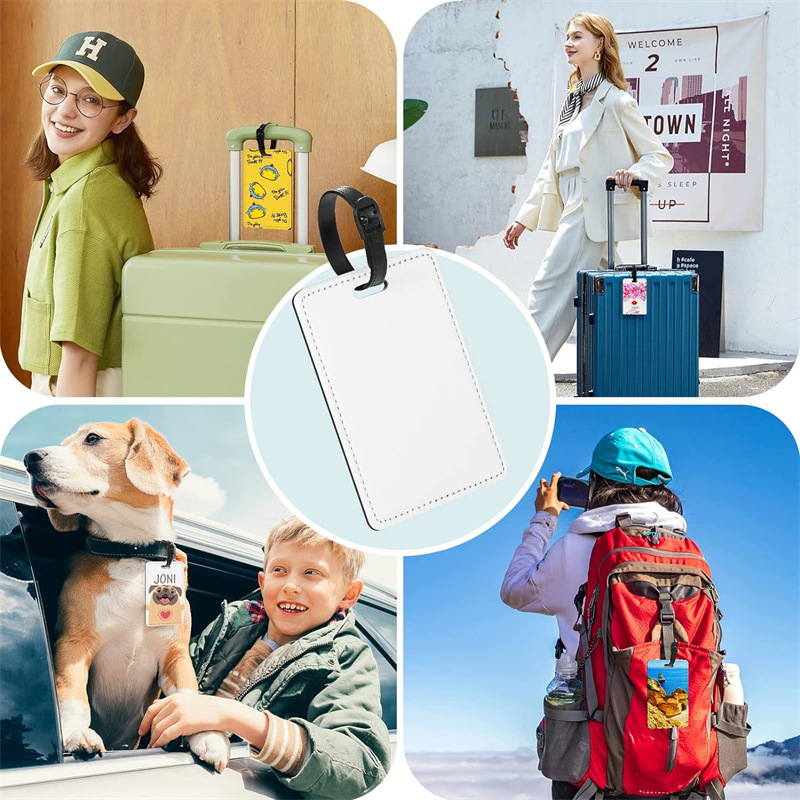 Etiquetas de bagagem de couro  - Travel Accessories List avaliação e preço