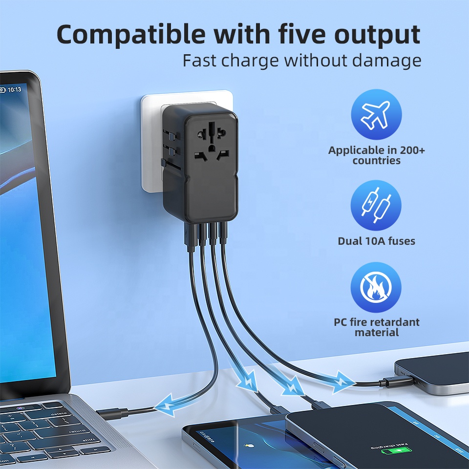 Carregador Internacional USB P - Travel Adapter Universal avaliação e preço