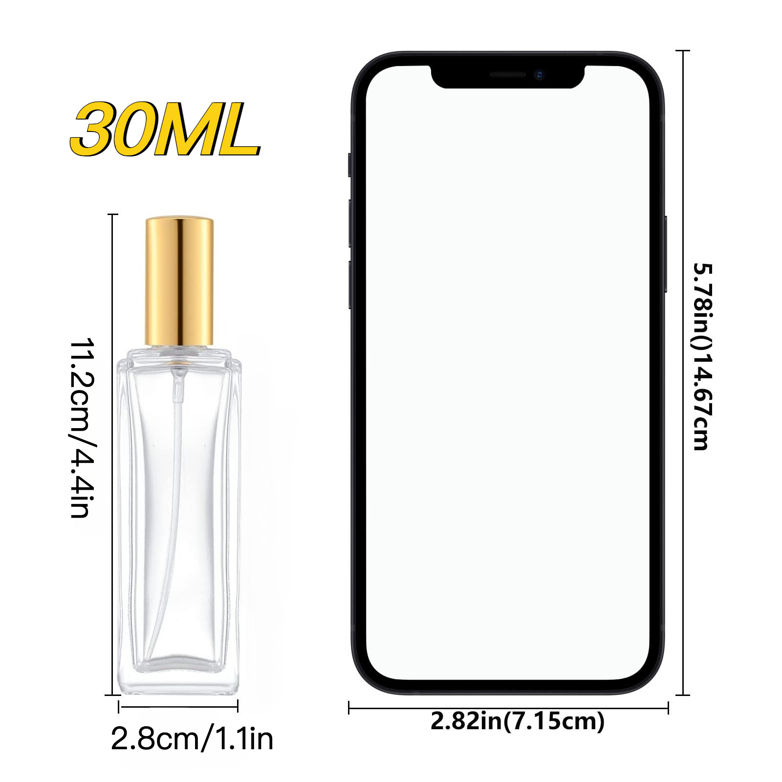 2 pçs garrafa de perfume spray - Travel Accessories High End avaliação e preço
