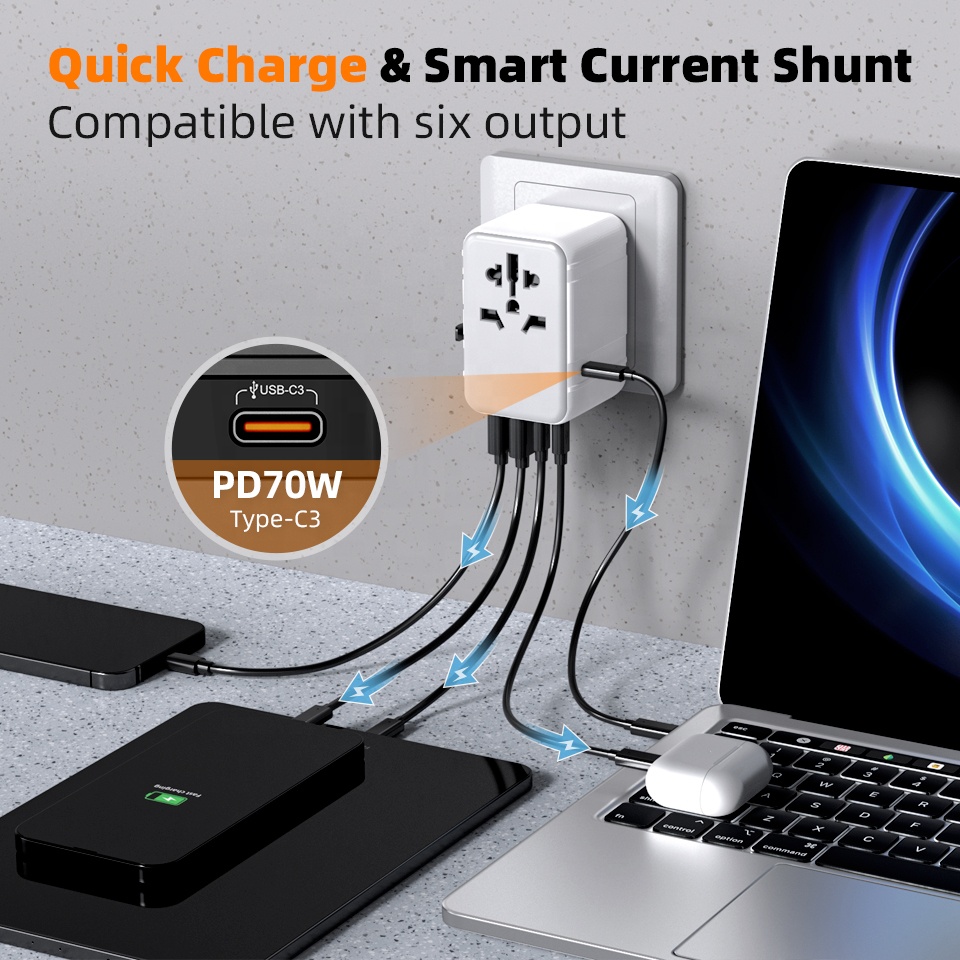 Adaptador de Tomada Universal  - Travel Adapter Universal avaliação e preço