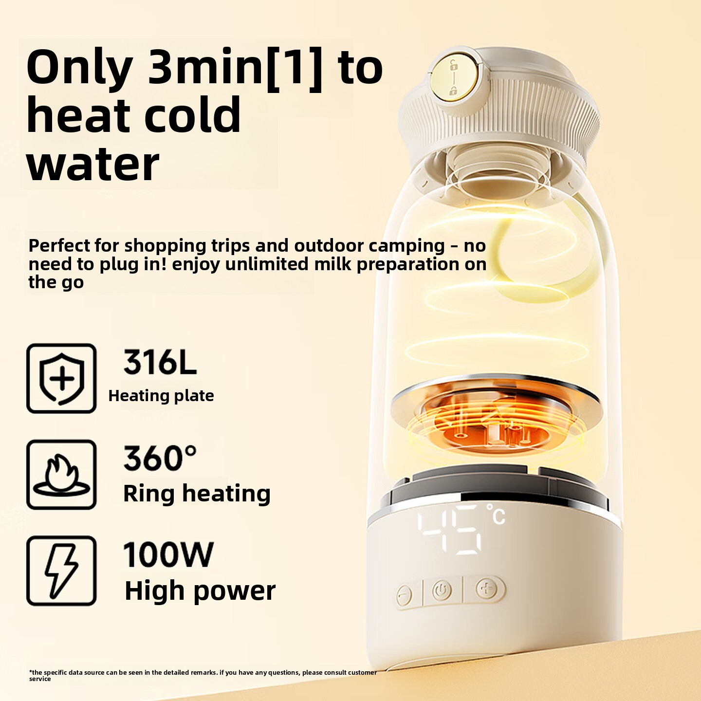 Chaleira Portátil para Prepara - Portable Travel Kettle avaliação e preço
