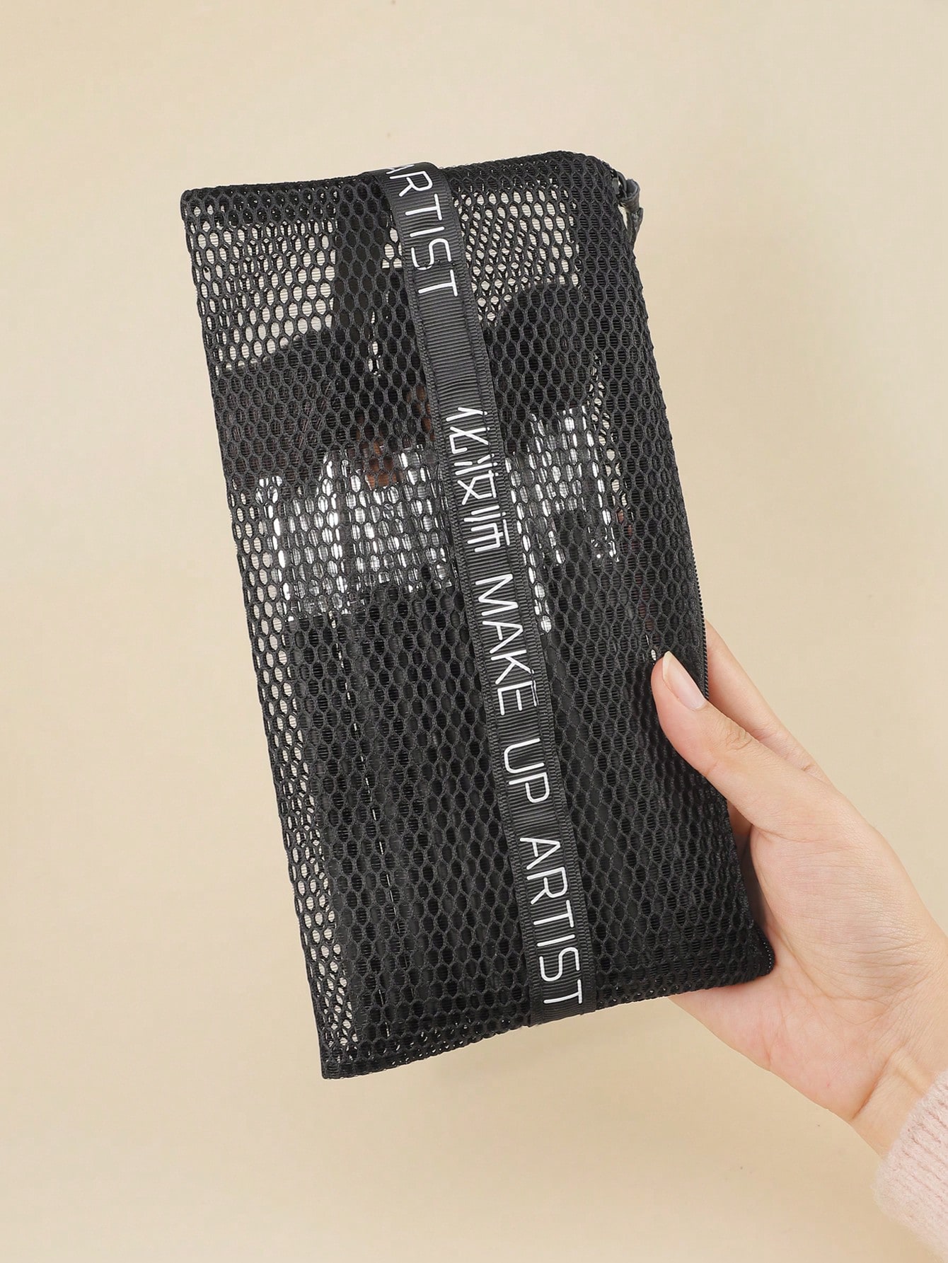 Bolsa de maquiagem de malha co - Travel Accessories Toiletries avaliação e preço