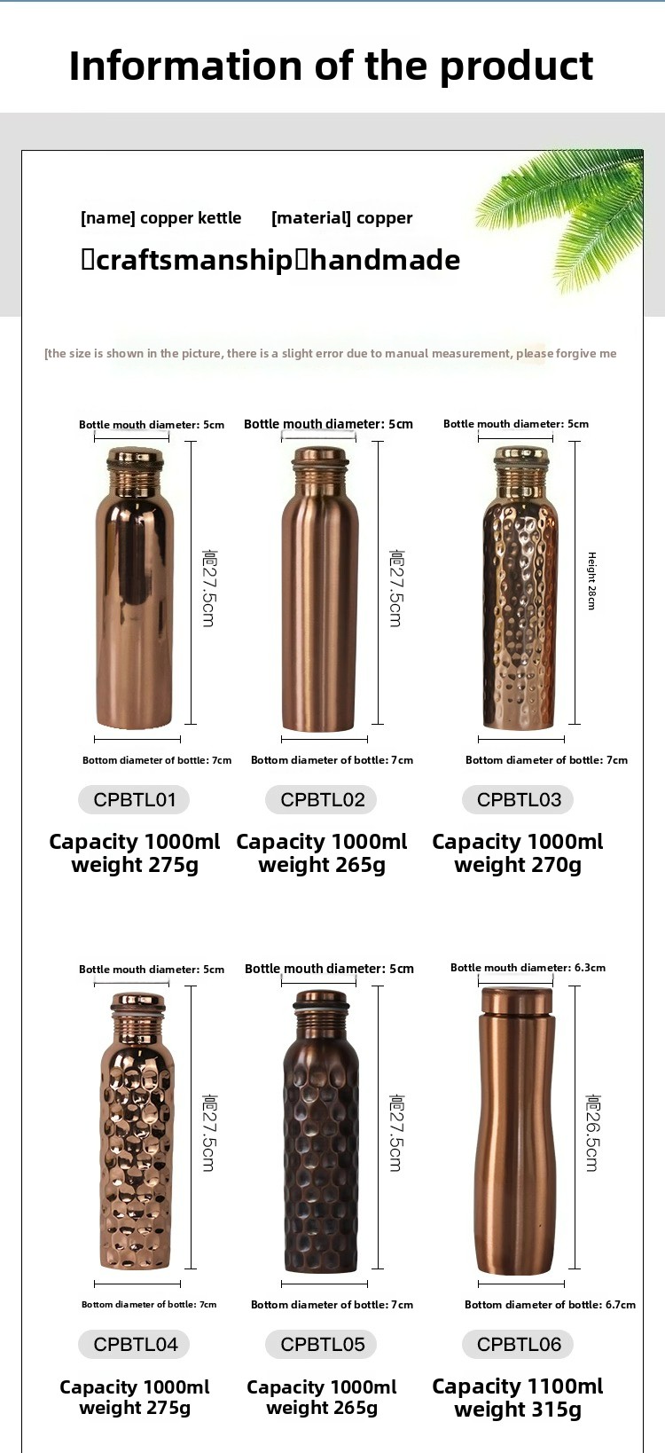 Garrafa de água artesanal de c - Portable Travel Kettle avaliação e preço