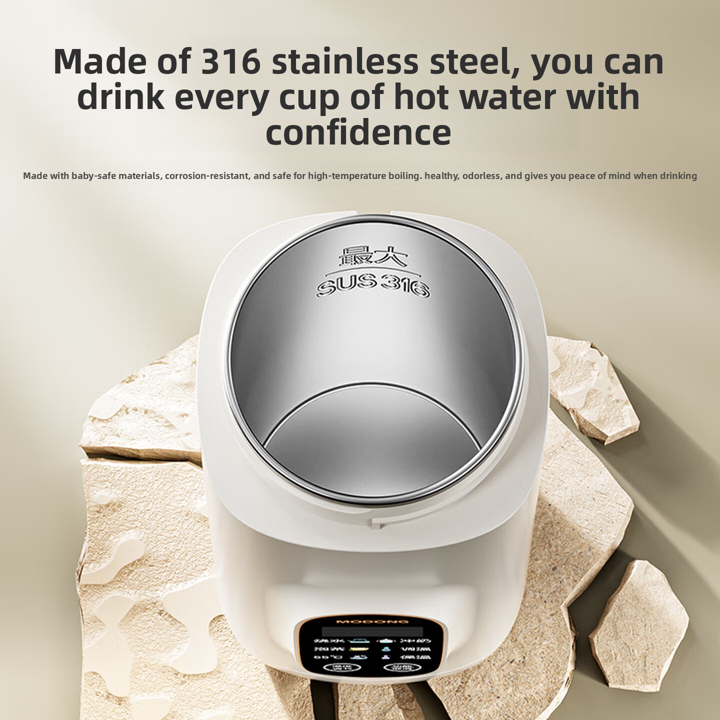 Chaleira Elétrica Portátil de  - Portable Travel Kettle avaliação e preço