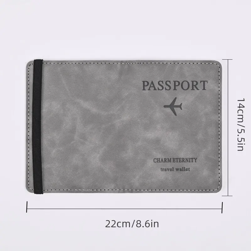 PU Leather Hand Carry Carteira - Passport Holder Rfid avaliação e preço