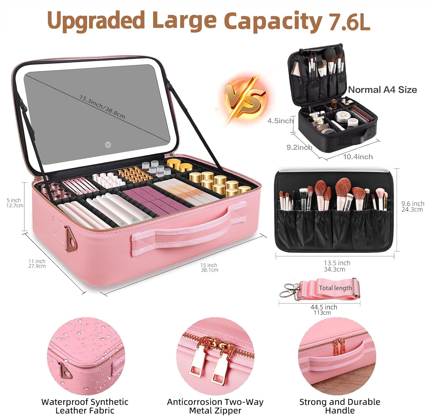 Bolsa de Maquiagem de Grande C - Travel Accessories Toiletries avaliação e preço